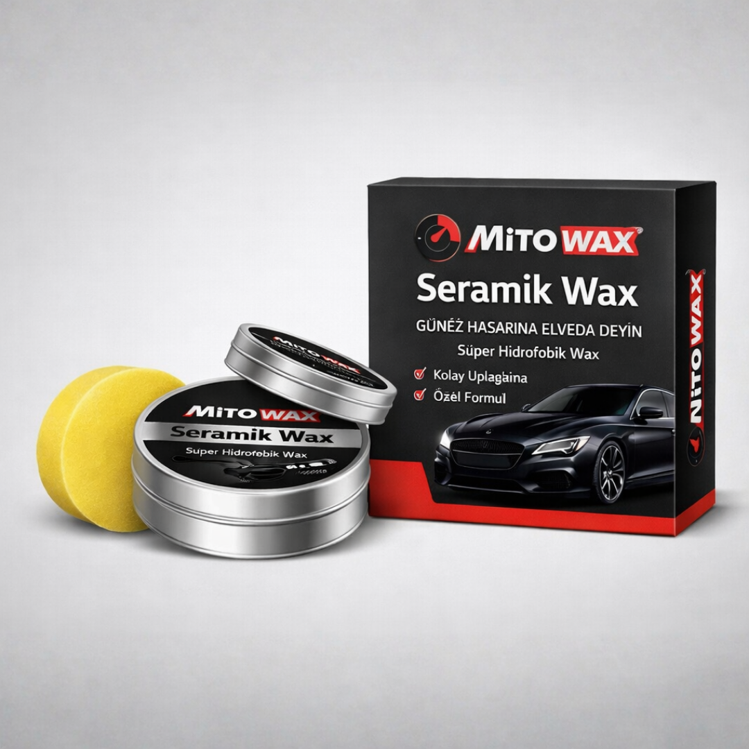 MITOWAX Seramik Wax – Ayna Gibi Parlaklık & Boya Koruma